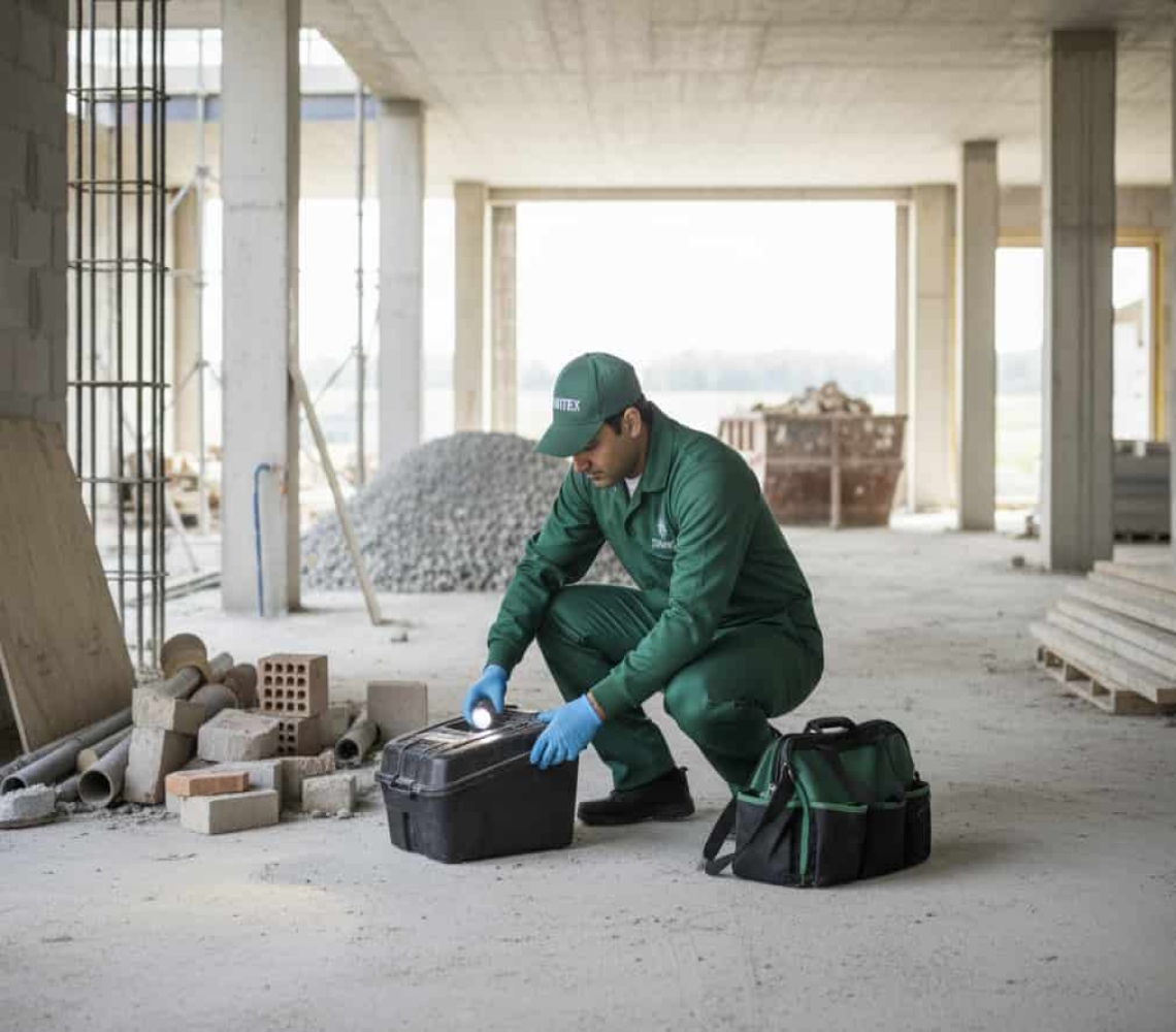 Servicio de desratización previo a demoliciones